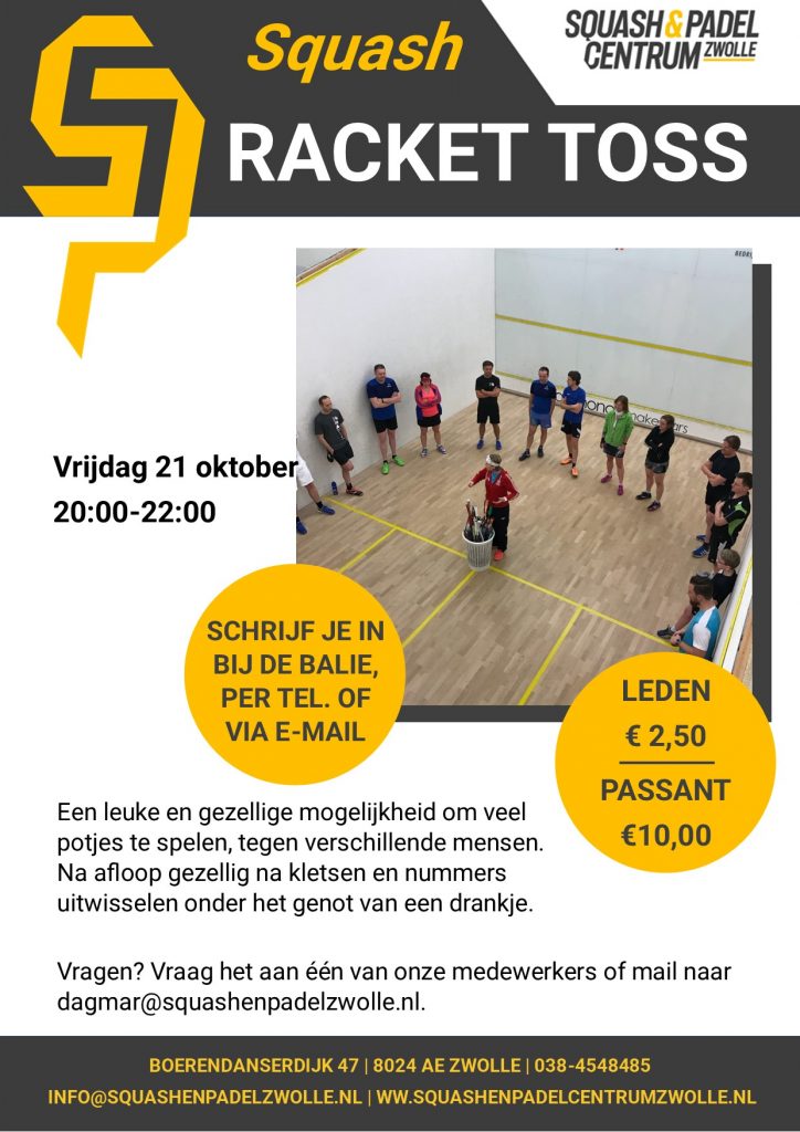 Racket toss - Poster (21 -10-2022)