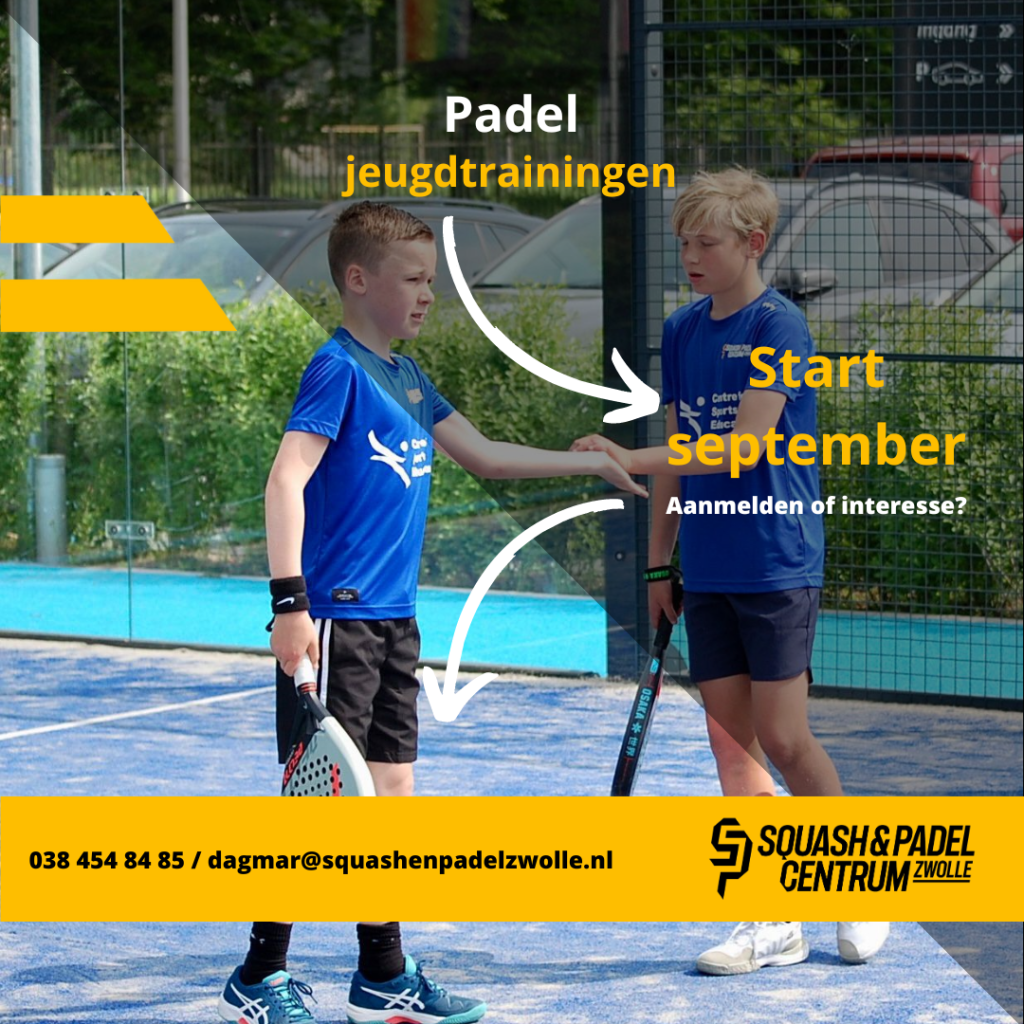 Padel Jeugdtrainingen